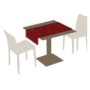 TOVAGLIA RUNNER BORDEAUX 48X120 TNT 25PZ